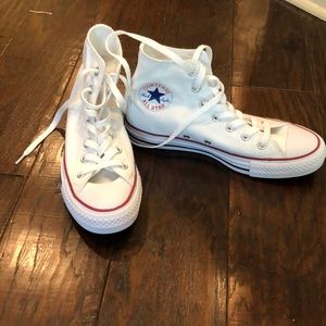 Converse White Hightops